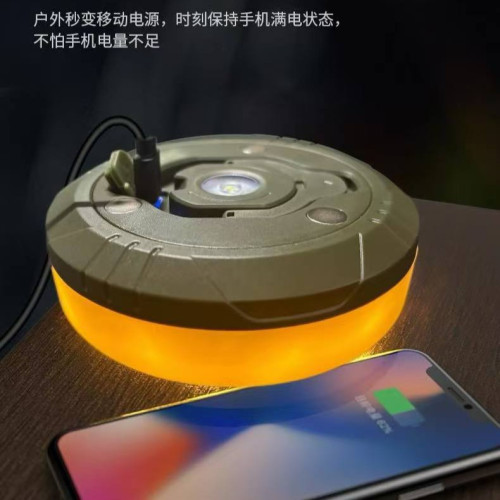 長續航露營燈 戶外可攜式野營卷尺燈led防水帳篷卷尺串燈可收納