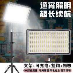 充電夜市擺攤LED戶外超亮照明燈光燈應急強光地攤充電燈工地高亮