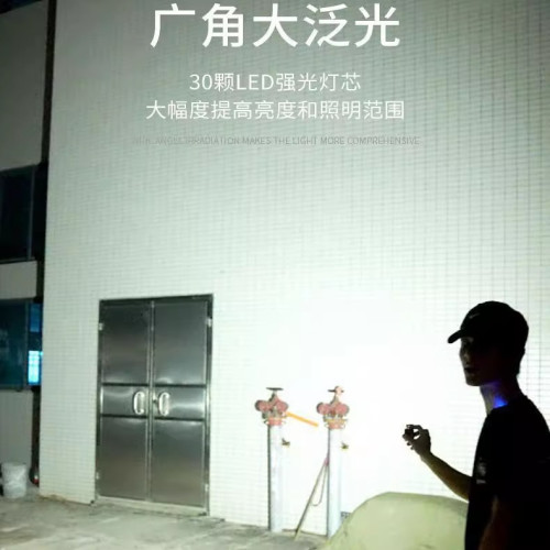 可攜式隨身鑰匙釦露營燈多功能工作燈充電迷你戶外強光手電筒