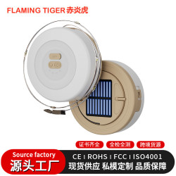 爆款露營燈led燈帶戶外帳篷營地氛圍天幕燈太陽能高續航led卷