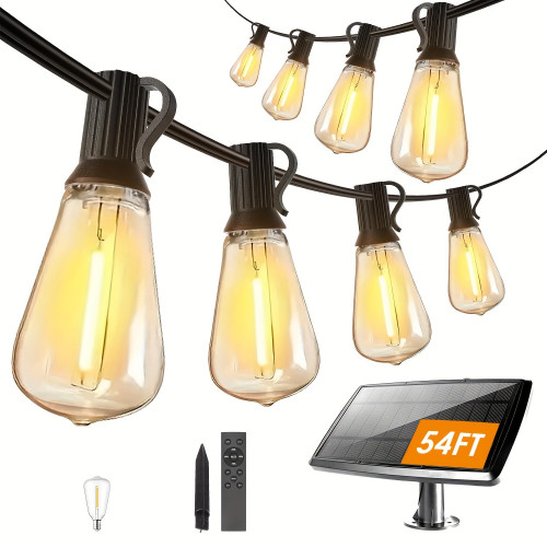 60FT/120FT/240FT Solar String Lights Outdoor Solar Patio