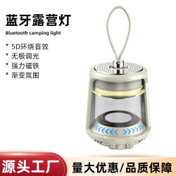 戶外露營燈超長續航掛式帳篷燈氛圍照明野營燈充電藍牙音響燈無線