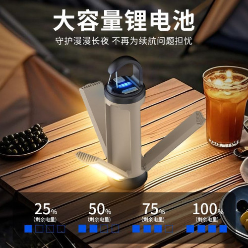 F5G照明燈戶外折疊野營帳篷工作氛圍多功能露營新款警示燈