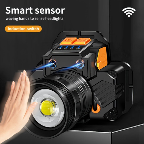 B 29986 Gesture-controlled LED Headlamp 手勢感應頭燈新款