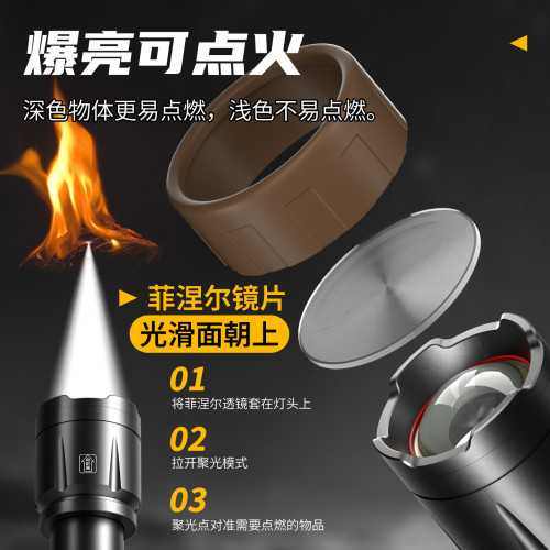 2025新款爆量手電筒強光充電超亮小型可攜式雷射戶外遠射超長續航
