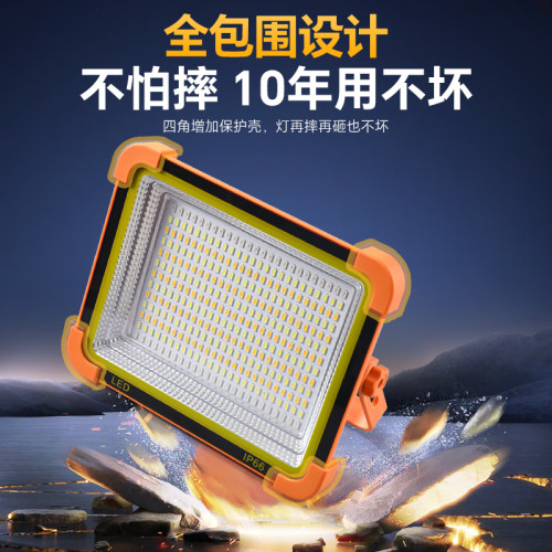 太陽能擺攤燈夜市燈擺地攤戶外燈露營應急照明超長續航超亮充電燈