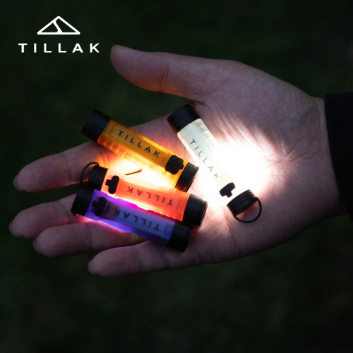 Tillak迷你口袋帽夾燈 戶外露營氛圍led長續航救災應急手電燈照明