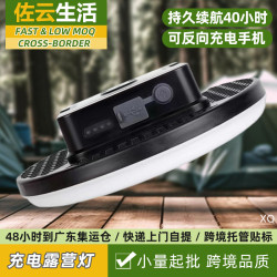 格邦露營燈戶外照明應急燈充電無線帳篷燈野營營地飛碟燈L60/s30