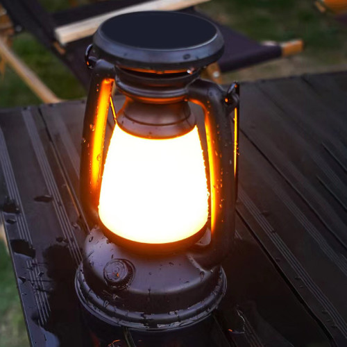 露營燈手提野營燈充電氛圍燈照明戶外帳篷燈復古煤油燈馬燈