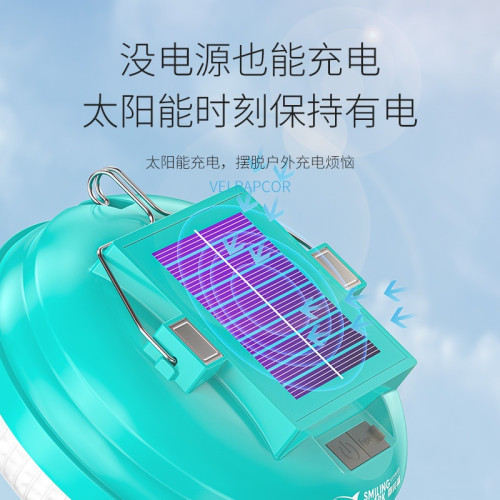 新款戶外露營帳篷照明家用應急燈夜市照明擺攤太陽能充電超長續航