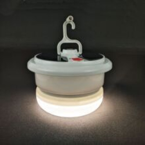 戶外強光可懸掛應急燈太陽能充電露營燈野營燈可折疊地攤燈
