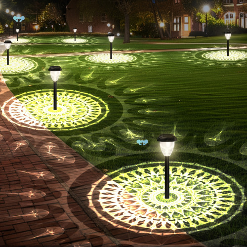 10PCS Solar Pathway Lights for Yard & Garden – Ultra