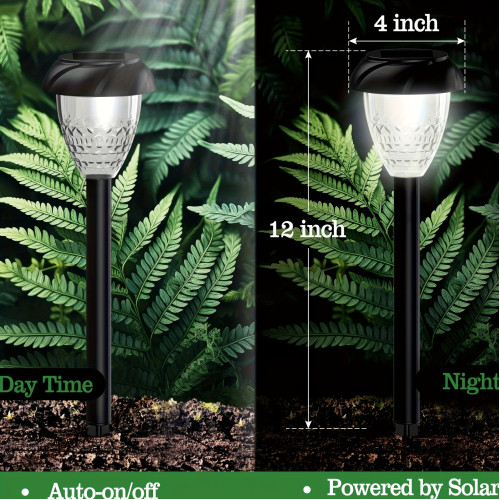 10PCS Solar Pathway Lights for Yard & Garden – Ultra