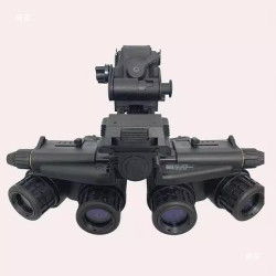 四筒四目夜視儀模型FMA NVG18軍迷戰術頭盔繙鬥車配件