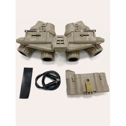 四筒四目夜視儀模型FMA NVG18軍迷戰術頭盔繙鬥車配件