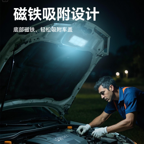 led戶外地攤燈太陽能充電燈應急照明擺攤支架夜市停電手提露營燈