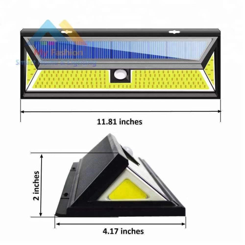 118LED新款180LED太陽能壁燈90LED遙控壁燈118戶外強光照明感應燈