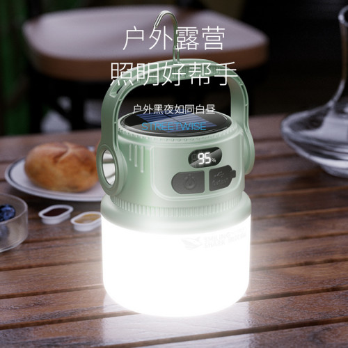 太陽能戶外露營燈多功能超長續航充電照明野營帳篷氛圍馬燈掛式提 太陽能戶外露營燈多功能超長續航充電照明野營帳篷氛圍馬燈掛式提