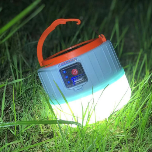 夜驢騎露營燈太陽能充電戶外照明野營帳篷燈超亮長續航應急燈