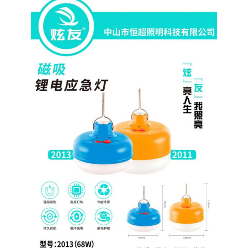充電超亮應急照明燈擺地攤戶外夜市掛燈露營燈天幕帳篷燈泡