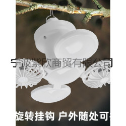 太陽能足球風扇燈戶外球泡太陽能露營風扇燈充電款壁掛風扇