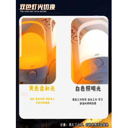 家用小夜燈露營帳篷燈充電照明學生護眼燈嬰兒喂奶雙色夜釣驅蚊燈