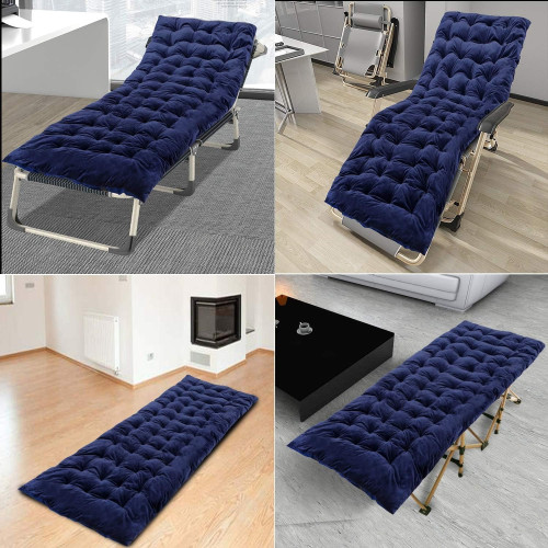 SoFT Velvet & Corduroy Folding Cot Pad for Sleeping 75x28