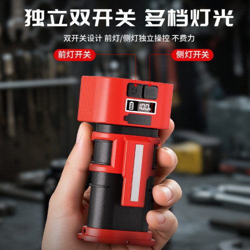 新款多功能LED工作燈旋轉調節COB照明帶磁吸迷你充電手電筒