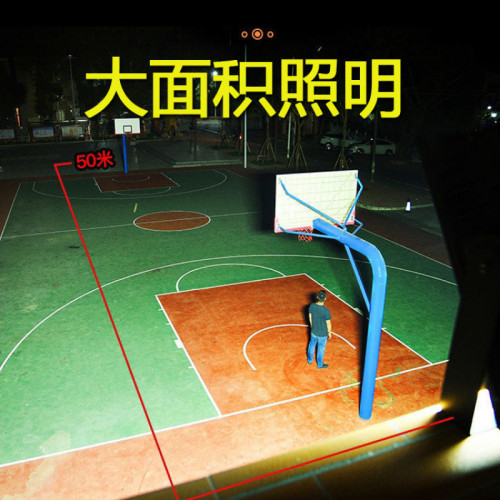 充電投光燈強光露營燈夜市地攤燈停電工地移動應急照明充電燈