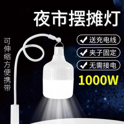 擺攤夜市燈電燈泡地攤led應急家用超長支架露營可攜式戶外照明燈