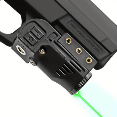 新款緊湊型2合1戰術雷射瞄準器手電筒組合