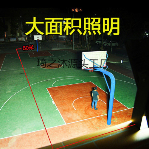戶外充電投光燈強光露營燈夜市地攤燈停電工地移動應急照明充電燈