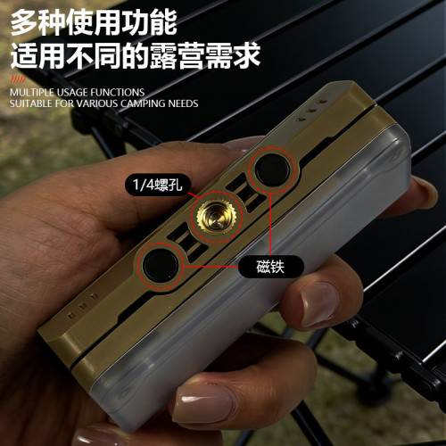 新款露營燈戶外多功能卡片式照明燈野外長續航多模式可掛野營燈