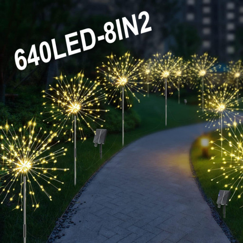 2026新款太陽能花園燈菸花露營燈