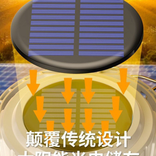 露營太陽能戶外充電超長續航應急燈野營帳篷擺攤充電式照明燈家用