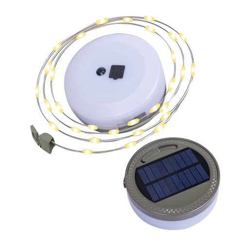 戶外充電2用防水天幕帳篷營地可攜式懸掛布置卷尺燈