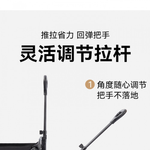 【大容量收納】迷你版買菜拉娃遛狗戶外可折疊露營小推車收納方便