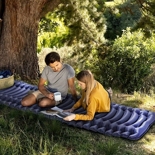 Self Inflating Camping Air Mattress 4 Inch Thick, Compact