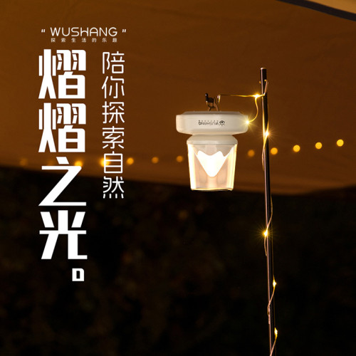 戶外露營燈天幕氛圍燈帳篷燈帶野營亞克力彩燈LED營地燈串燈