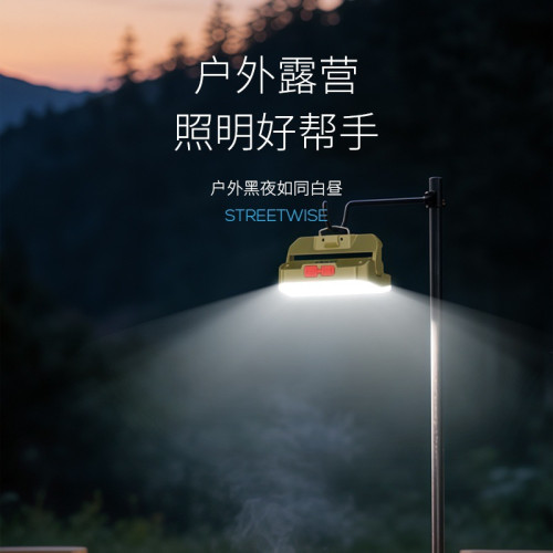 新款迷你戶外照明掛式露營燈營地帳篷燈充電電量顯示輕可攜式帶