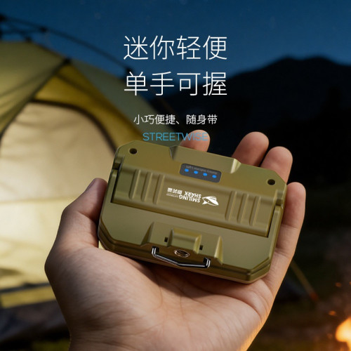新款迷你戶外照明掛式露營燈營地帳篷燈充電電量顯示輕可攜式帶