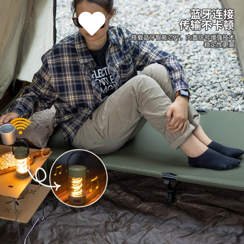 P5H戶外藍牙音響露營燈小型可攜式手提燈無線氛圍燈帳篷超長續航LED