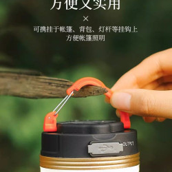 戶外露營燈多功能照明燈營地帳篷燈野營氛圍小馬燈掛式宿捨小夜燈