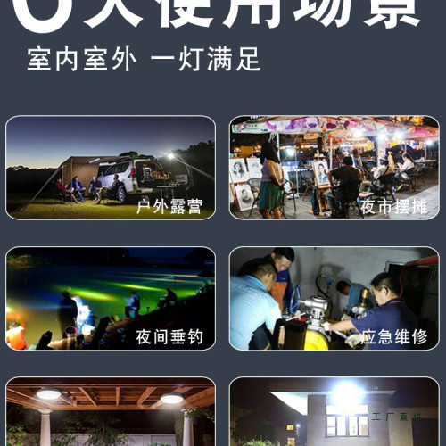 露營燈超長續航超亮野營帳篷營地停電應急天幕主燈戶外充電照明燈