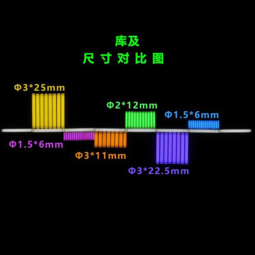 氚氣發光琯自發光氚琯氚氣琯氚燈氚氣燈發光鑰匙釦自發光熒光陀螺