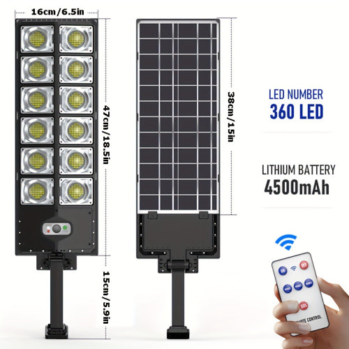 1PC Ultra Bright LED Solar Street Light Street & Area