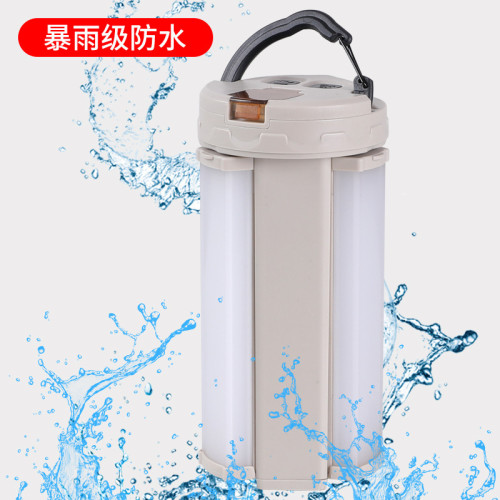 好玩的露營燈usb充電戶外露營氛圍帳篷燈強光泛光展開式led手提燈