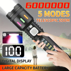 2026新款1個超亮充電手電筒