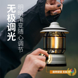 戶外露營燈野營氛圍燈長續航復古充電帳篷燈應急手提照明馬燈掛燈