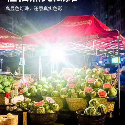 太陽能手提燈新款露營充電戶外超長續航應急燈野營照明燈